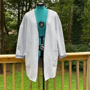 Dusty blue “Zara” blazer, size M